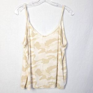 Old Navy Beige Camo Print Tank Top M